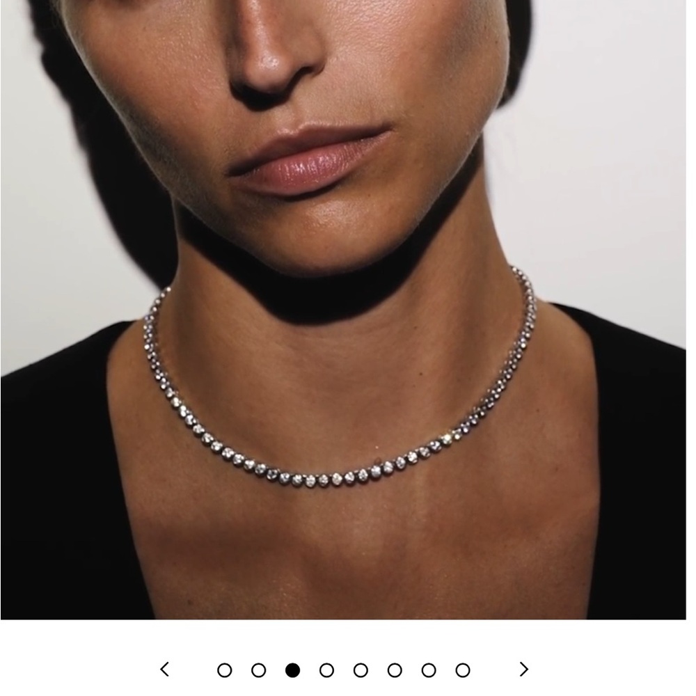 NWT Dorsey James 18” Silver Necklace